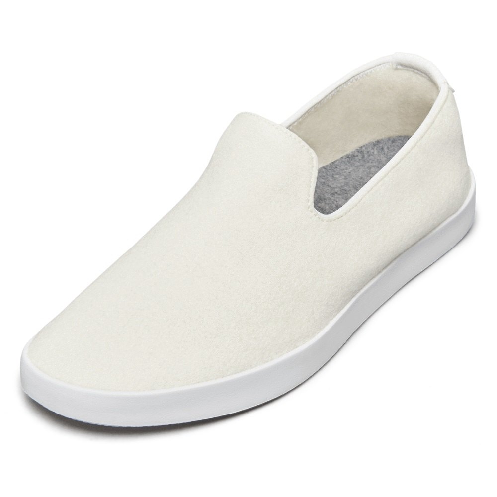 Allbirds Men's Wool Loungers - Slip-Ons White - LSR703965